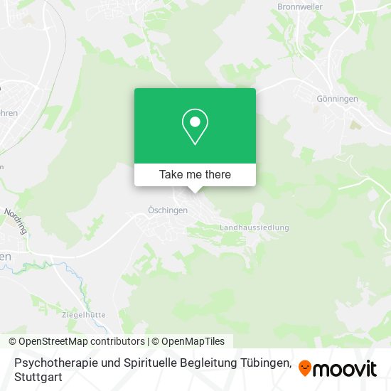 Psychotherapie und Spirituelle Begleitung Tübingen map