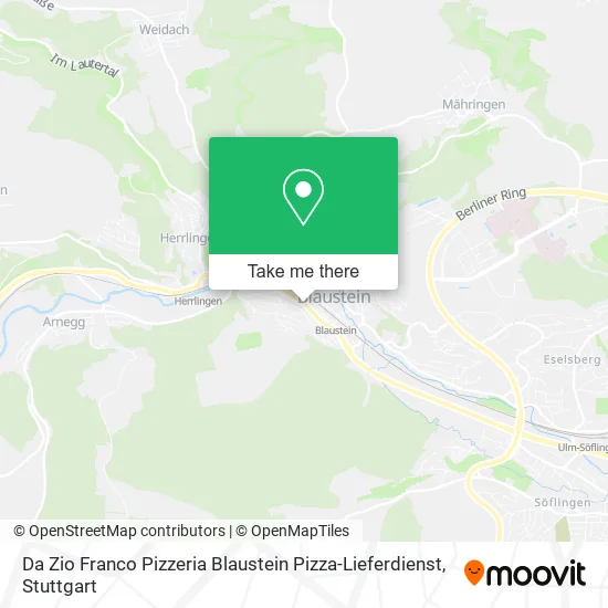 Карта Da Zio Franco Pizzeria Blaustein Pizza-Lieferdienst