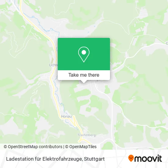 Карта Ladestation für Elektrofahrzeuge