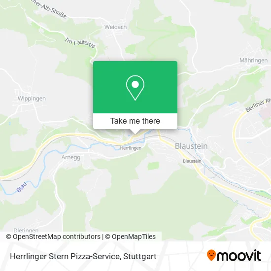 Карта Herrlinger Stern Pizza-Service