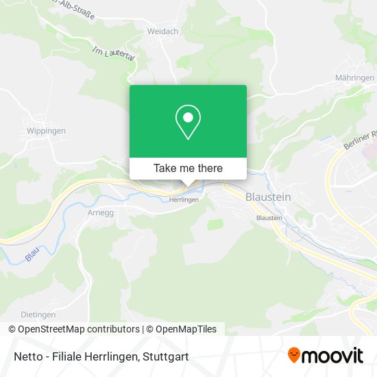 Карта Netto - Filiale Herrlingen