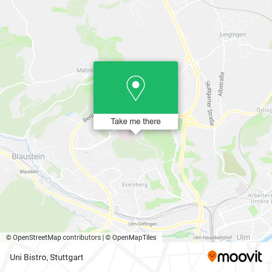 Uni Bistro map