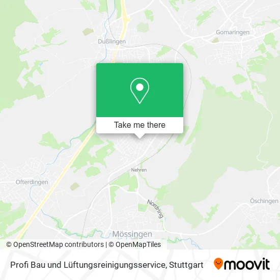 Карта Profi Bau und Lüftungsreinigungsservice