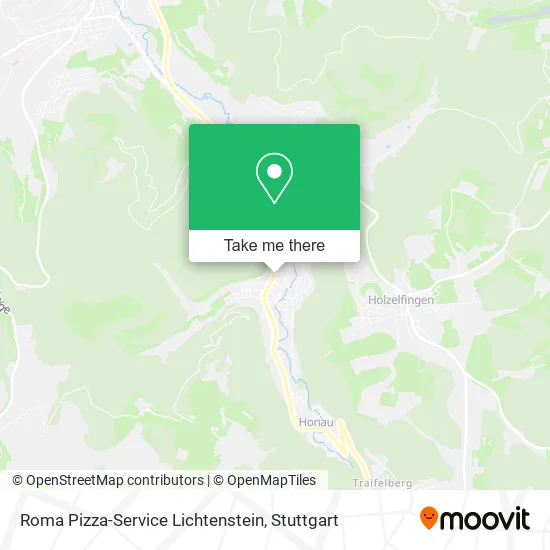 Карта Roma Pizza-Service Lichtenstein