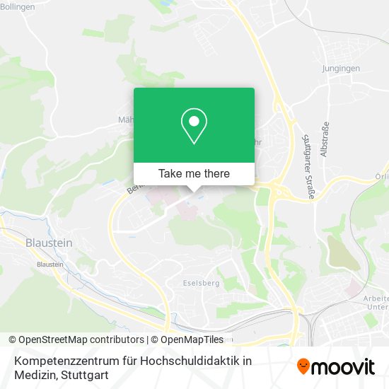 Kompetenzzentrum für Hochschuldidaktik in Medizin map