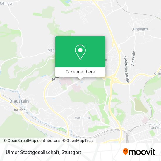 Ulmer Stadtgesellschaft map