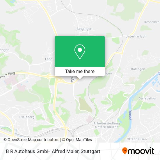 B R Autohaus GmbH Alfred Maier map