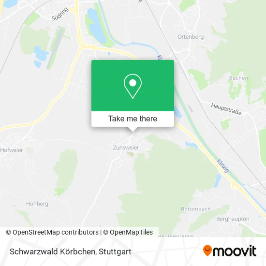 Карта Schwarzwald Körbchen