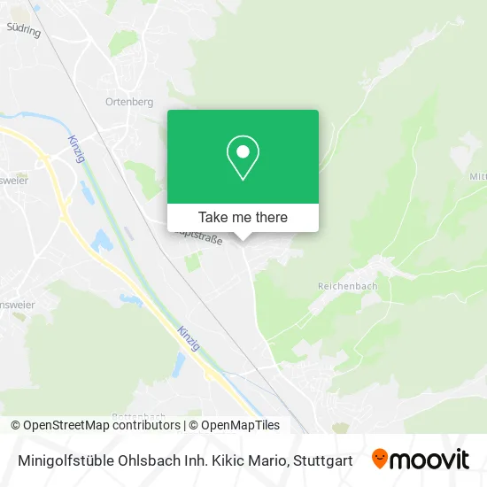Карта Minigolfstüble Ohlsbach Inh. Kikic Mario