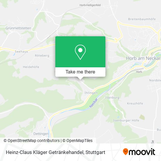 Heinz-Claus Kläger Getränkehandel map