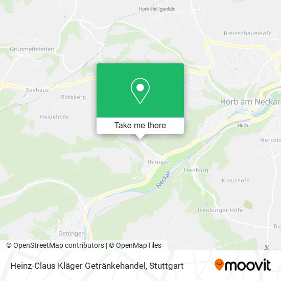 Карта Heinz-Claus Kläger Getränkehandel