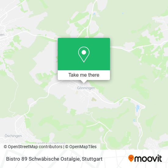 Bistro 89 Schwäbische Ostalgie map