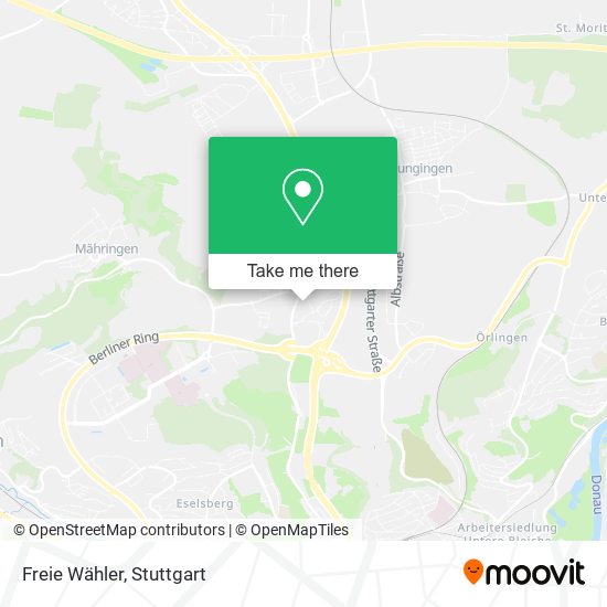 Карта Freie Wähler