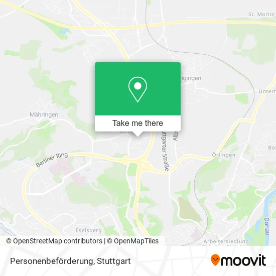 Карта Personenbeförderung