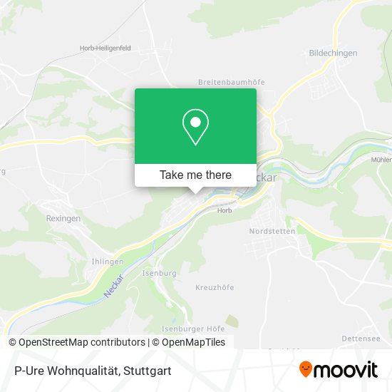 P-Ure Wohnqualität map