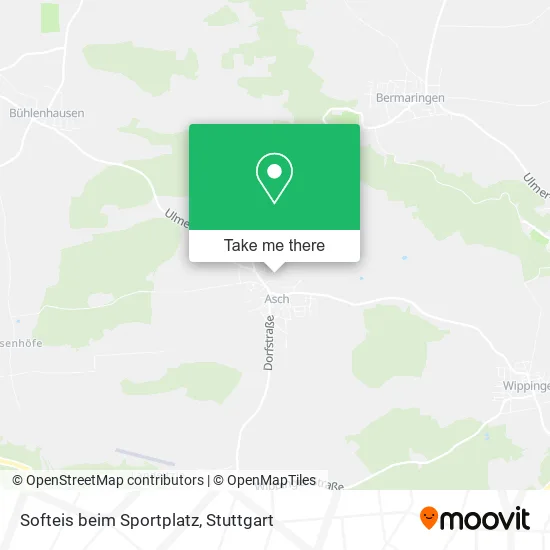 Карта Softeis beim Sportplatz