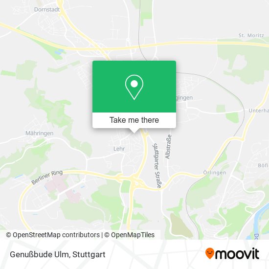 Карта Genußbude Ulm