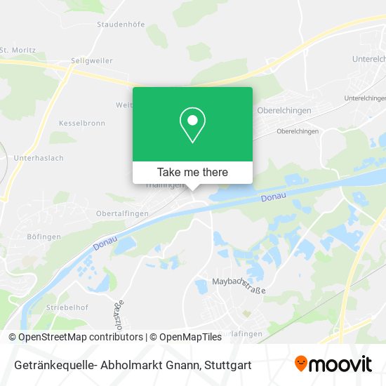 Getränkequelle- Abholmarkt Gnann map