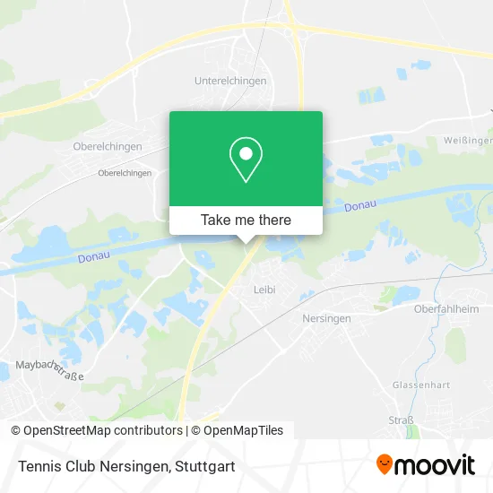Карта Tennis Club Nersingen