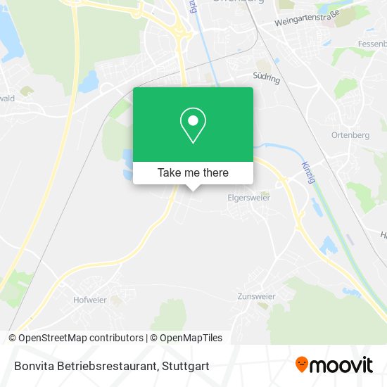 Bonvita Betriebsrestaurant map