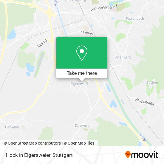 Карта Hock in Elgersweier