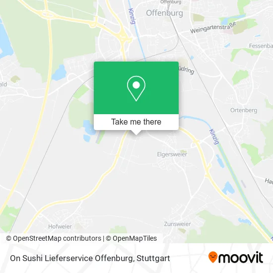 Карта On Sushi Lieferservice Offenburg