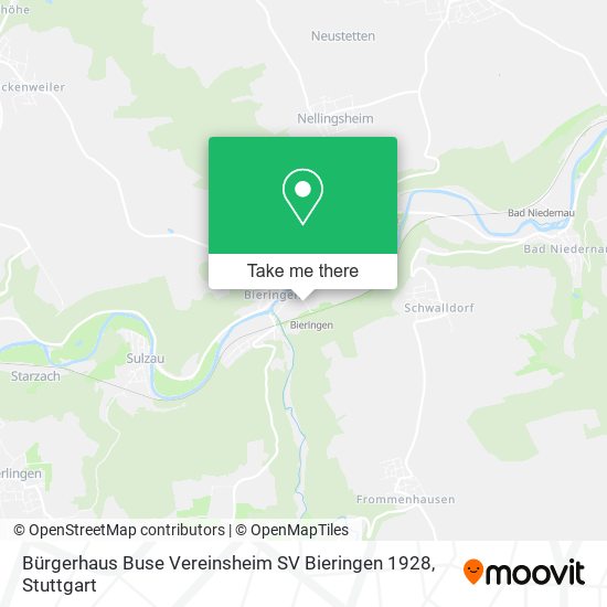 Bürgerhaus Buse Vereinsheim SV Bieringen 1928 map
