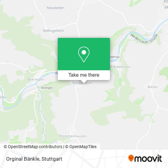Карта Orginal Bänkle