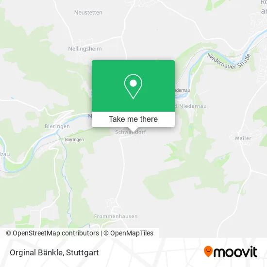 Карта Orginal Bänkle