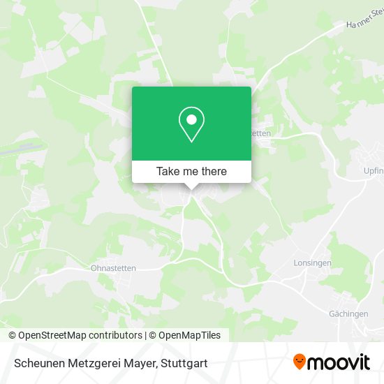 Scheunen Metzgerei Mayer map