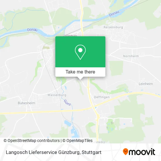 Карта Langosch Lieferservice Günzburg