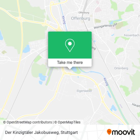 Der Kinzigtäler Jakobusweg map