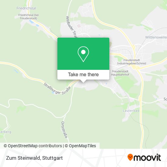 Карта Zum Steinwald