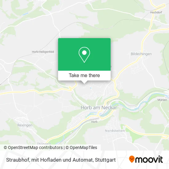 Карта Straubhof, mit Hofladen und Automat