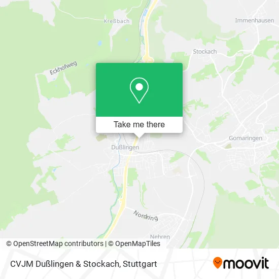 Карта CVJM Dußlingen & Stockach