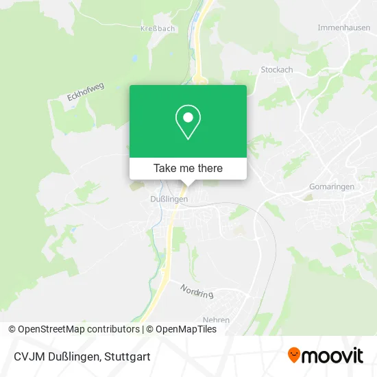 Карта CVJM Dußlingen