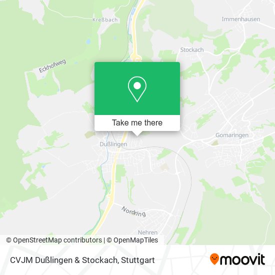 Карта CVJM Dußlingen & Stockach