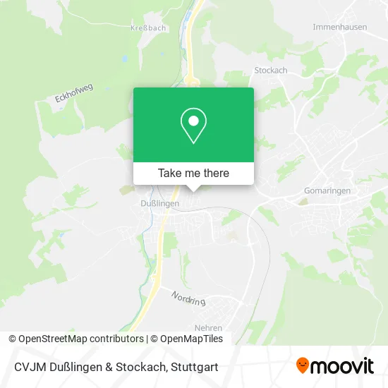 Карта CVJM Dußlingen & Stockach