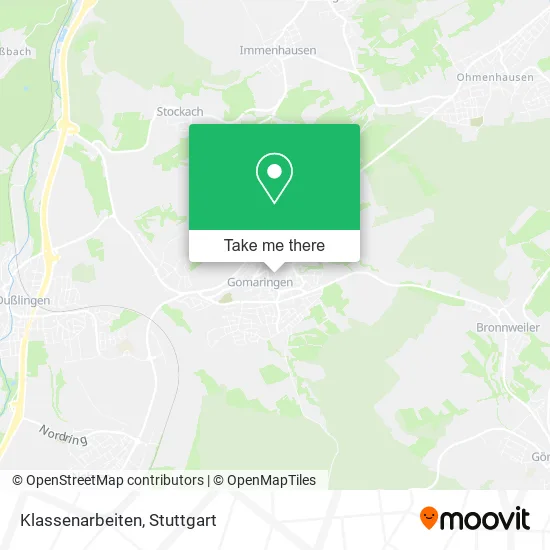 Карта Klassenarbeiten
