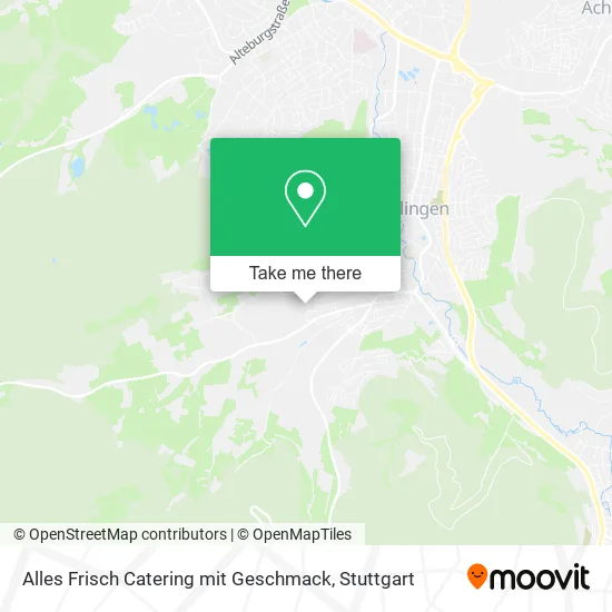 Карта Alles Frisch Catering mit Geschmack