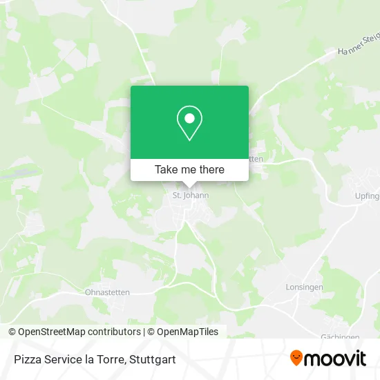 Карта Pizza Service la Torre