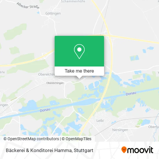 Карта Bäckerei & Konditorei Hamma