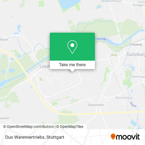 Duo Warenvertriebs map