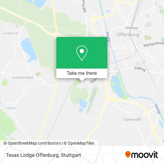 Texas Lodge Offenburg map