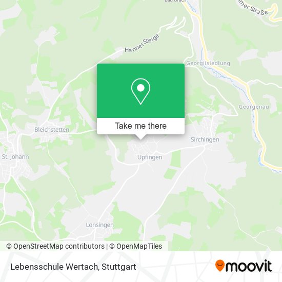 Lebensschule Wertach map