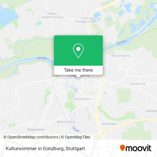 Kultursommer in Günzburg map