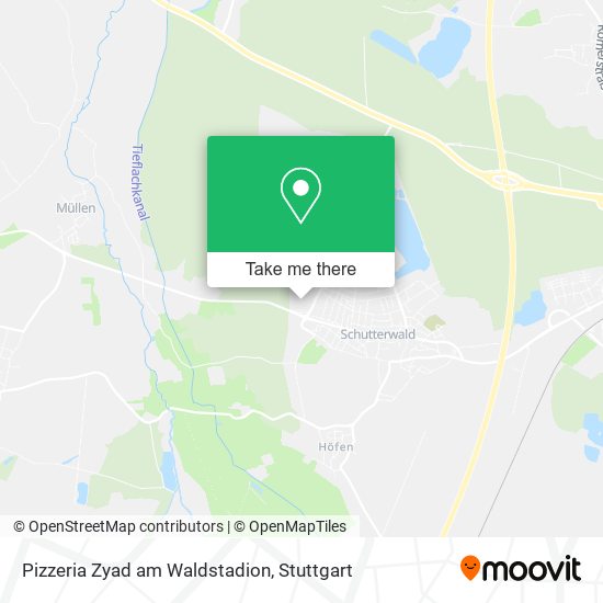 Карта Pizzeria Zyad am Waldstadion