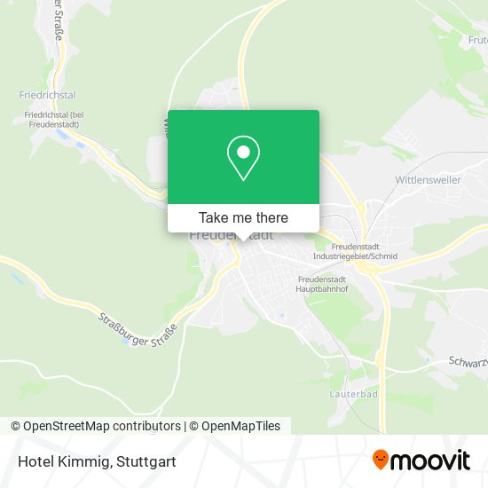 Hotel Kimmig map