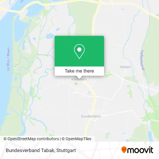 Карта Bundesverband Tabak