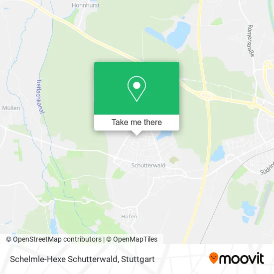 Карта Schelmle-Hexe Schutterwald